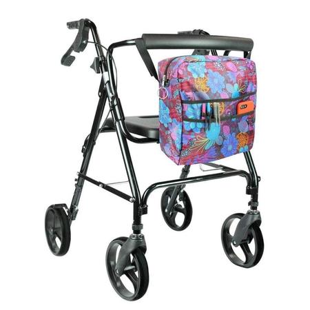 VIVE HEALTH Rollator Bag - Purple Floral LVA1025PUR